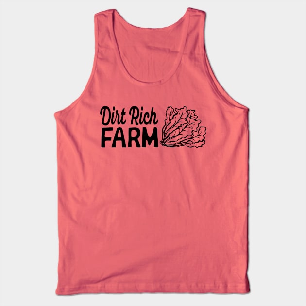 Dirt Rich Farm Logo Tank Top by dirtrichfarm